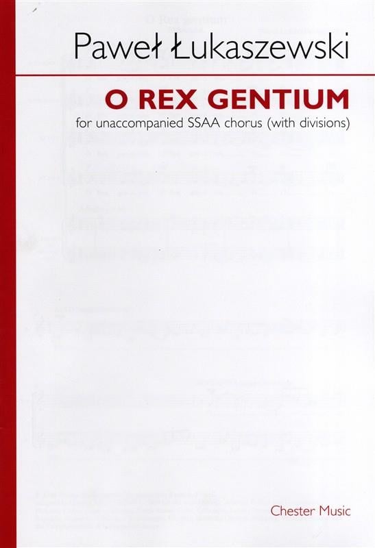 O Rex Gentium (SSAA)